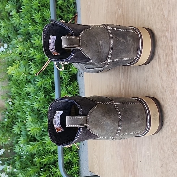 Timberland PRO Alloy Toe A5525 Olive Green Boots SZ 9.5 NWOT - Picture 4 of 13